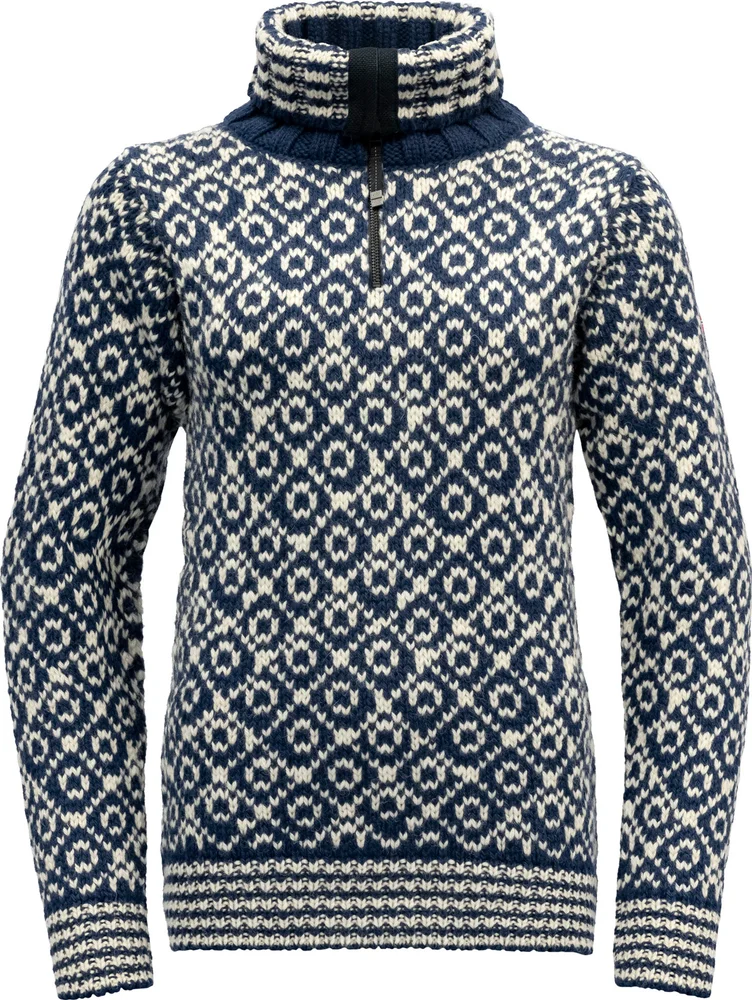 Devold Unisex Svalbard Wool Zip Neck Night v:7700734 Devold Unisex Svalbard Wool Zip Neck Night v:7700734