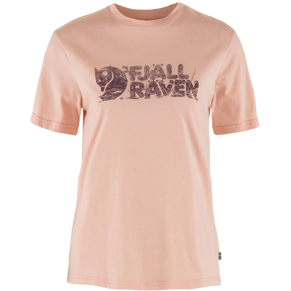 Fjällräven Women’s Lush Logo T-Shirt Chalk Rose v:6411542
