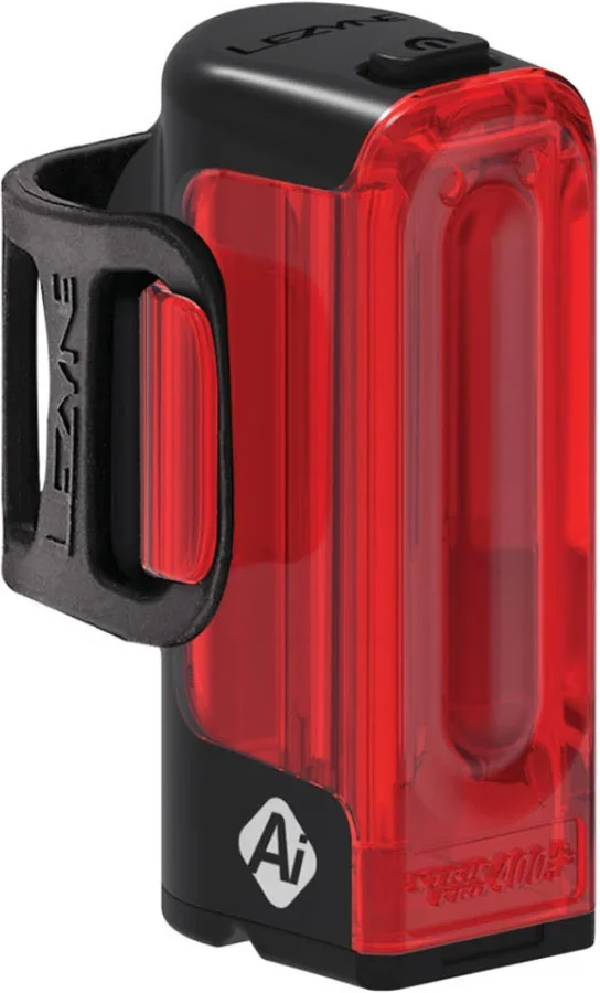 Lezyne Strip Pro Ai 400+ Baklys AI tech, 400 lumen, 80 timer, USB-C, 71g v:8602151 Lezyne Strip Pro Ai 400+ Baklys AI tech, 400 lumen, 80 timer, USB-C, 71g v:8602151