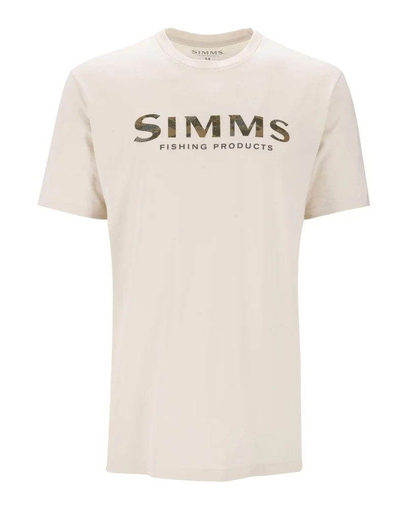 Simms Simms Shroud Fill Logo T-Shirt Natural v:1707715 Simms Simms Shroud Fill Logo T-Shirt Natural v:1707715