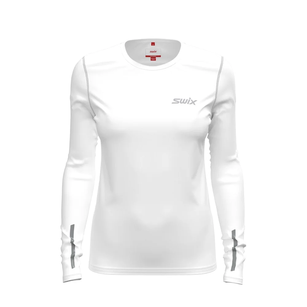 Swix Women’s Pace NTS Long Sleeve Baselayer Top Bright White v:8346348