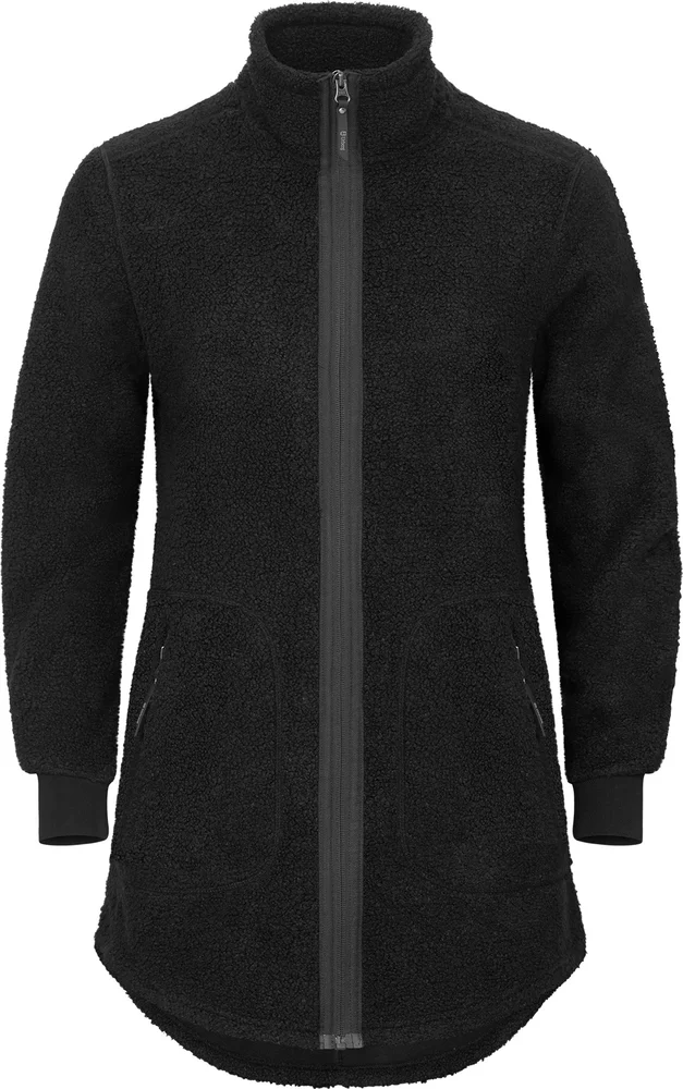 Urberg Bonded Pile Jacket Long Wmn Black Beauty v:2504534 Urberg Bonded Pile Jacket Long Wmn Black Beauty v:2504534