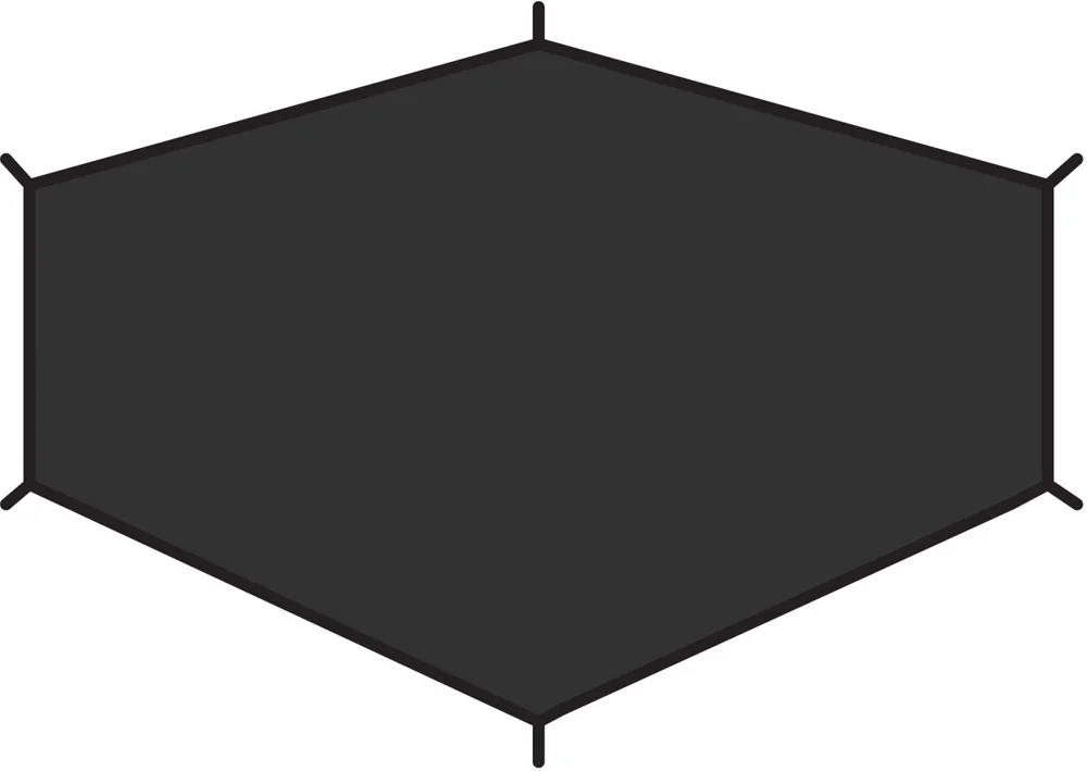 Fjällräven Lite 1 footprint Black v:5319468 Fjällräven Lite 1 footprint Black v:5319468