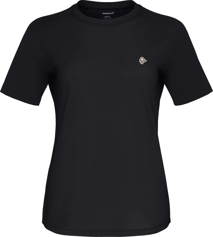 Norrøna Women's Femund PureUll T-Shirt Caviar Black v:2683841