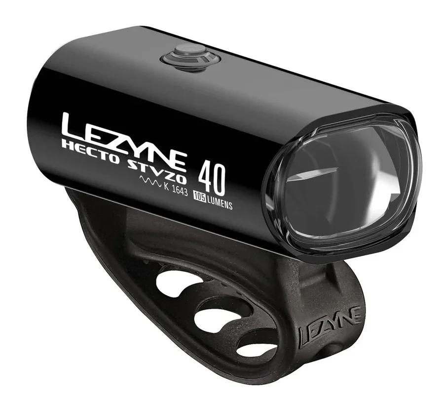 Lezyne Hecto StVZO Frontlys 15/40 lux, 2,75-7 t, USB, IPX7, 114 g v:7820816 Lezyne Hecto StVZO Frontlys 15/40 lux, 2,75-7 t, USB, IPX7, 114 g v:7820816