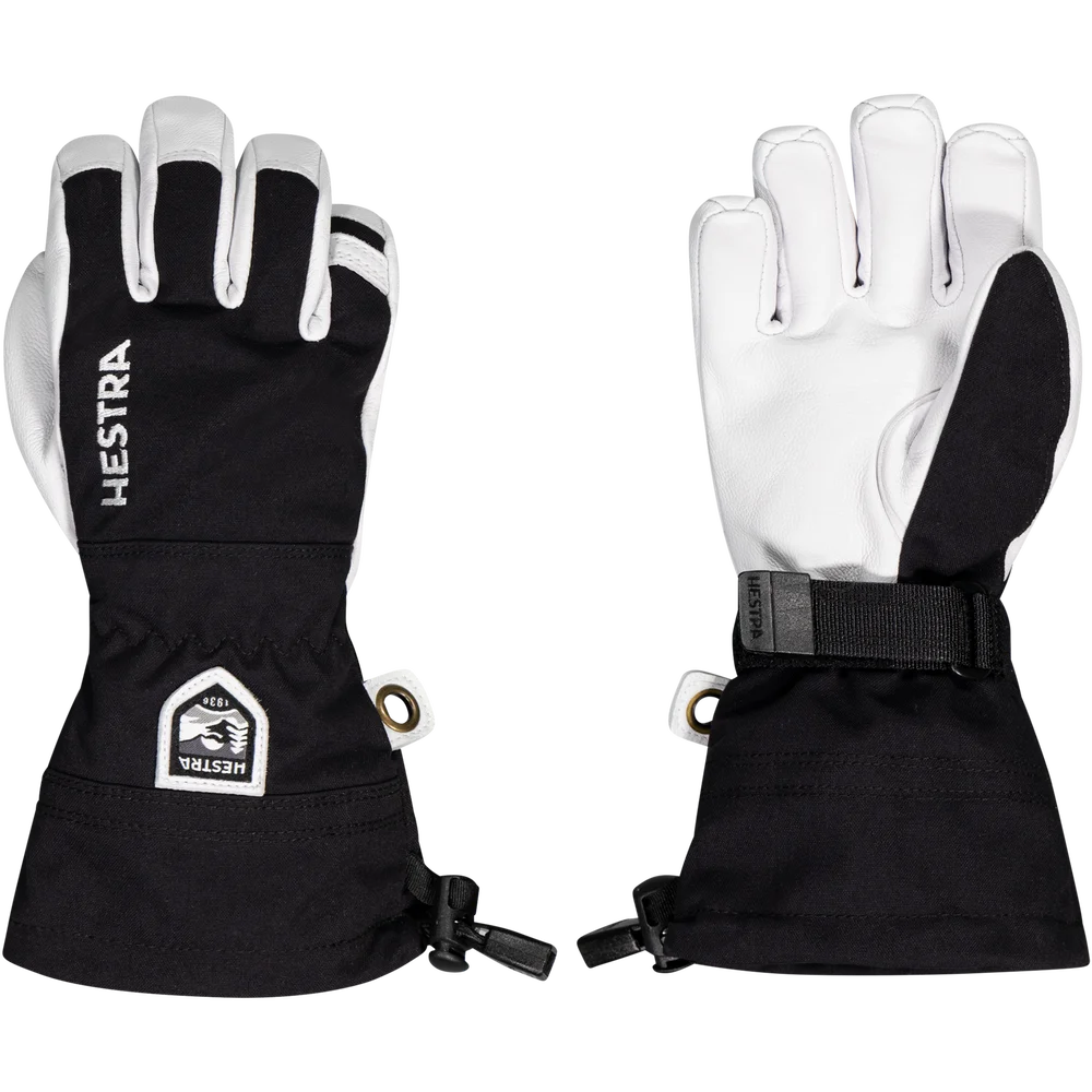Army Leather Heli Ski, skihanske – Svart v:9711713