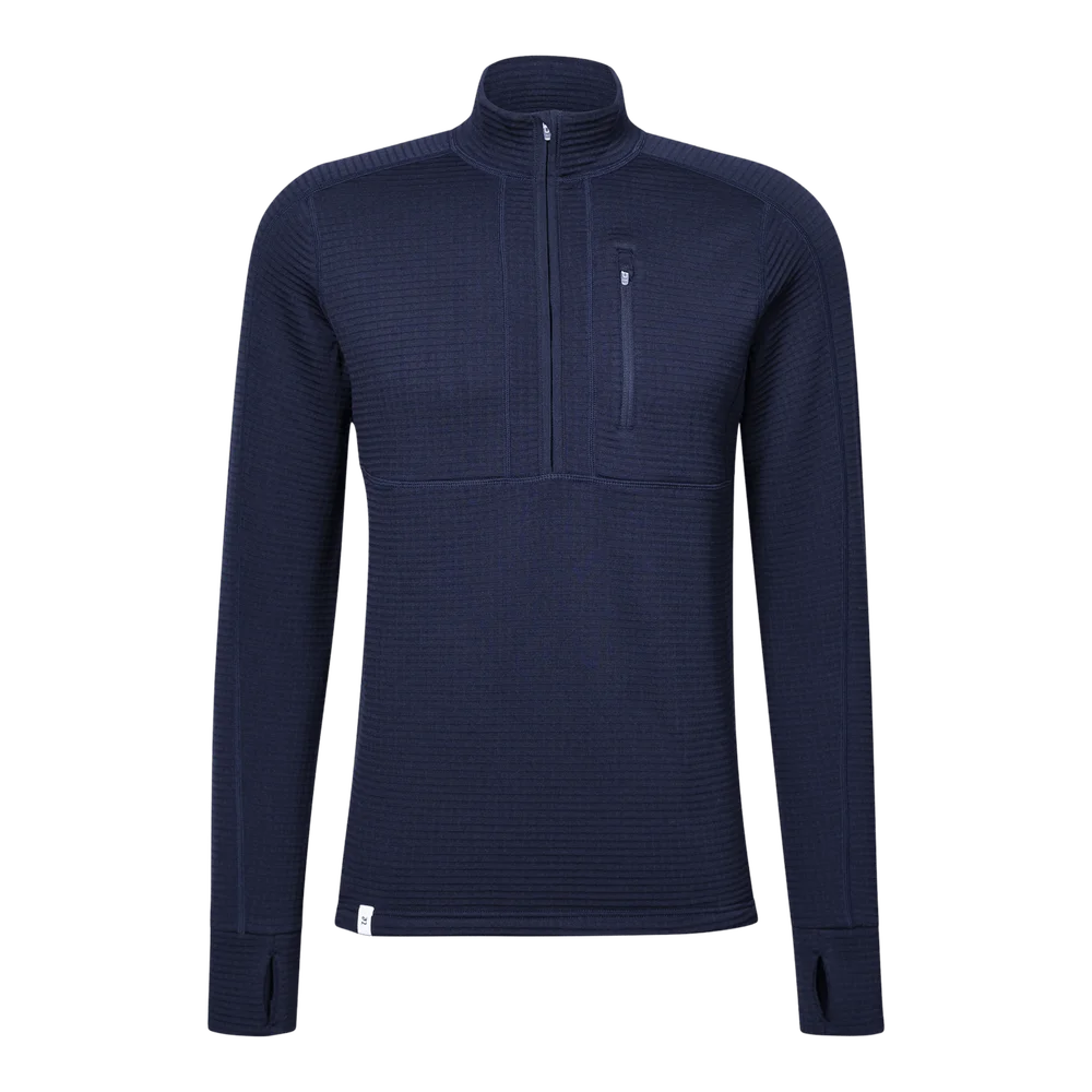 Peak Field Half Zip Midlayer, genser - Blå v:6727034