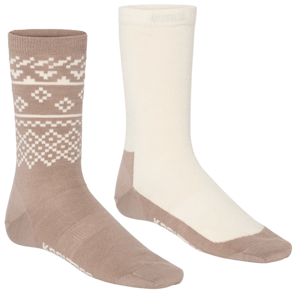 Ragna Hiking Sock 2PK, sokker, dame – Brun v:1079533
