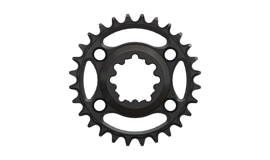 Pilo Narrow Wide SRAM Krankdrev 28T Sort, 28T, Direct Mount, 6mm Offsett v:8327791