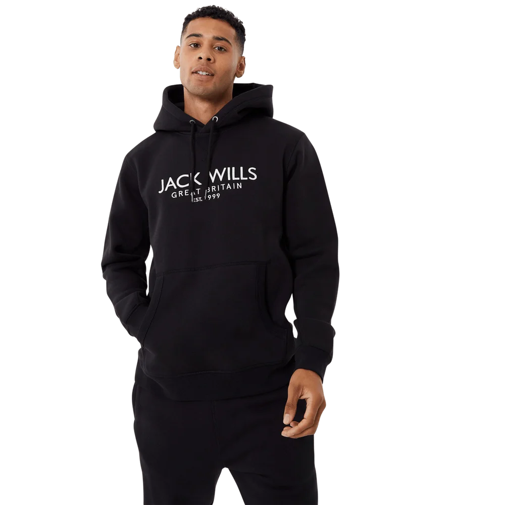Batsford Hoodie, hettegenser, herre - Svart v:7856529