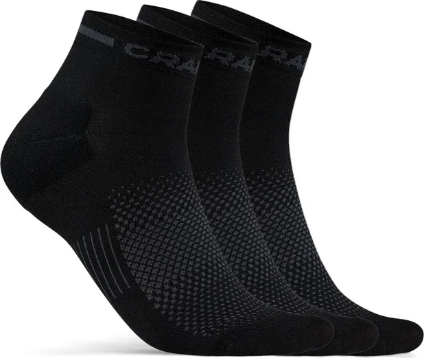 Craft Core Dry Mid Sock 3-pack Black v:6454325