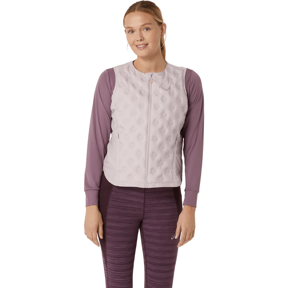 Nagino Run Padded Gilet, løpevest, dame – Rosa v:3662706