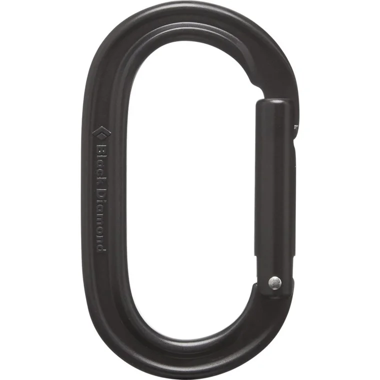 Black Diamond Oval Keylock Carabiner Black v:8286284