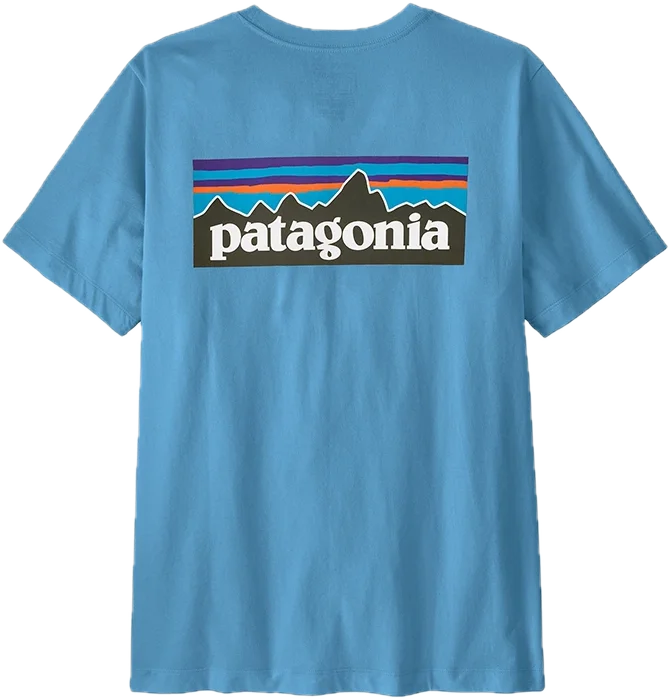 Patagonia M’S P-6 Logo T-Shirt Shore Blue v:7873557 Patagonia M’S P-6 Logo T-Shirt Shore Blue v:7873557