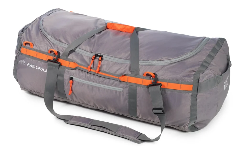Fjellpulken Pack Bag 115 L Grey/Orange v:1219647 Fjellpulken Pack Bag 115 L Grey/Orange v:1219647