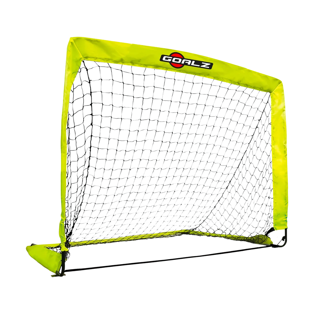 Portable Soccer Goal 120 x 100 x 100 cm, sammenleggbart fotballmål – Gul v:4913631