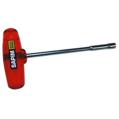 Sapim Nippledriver – For HEX nippelhoder Sølv/Rød v:4617445 Sapim Nippledriver – For HEX nippelhoder Sølv/Rød v:4617445