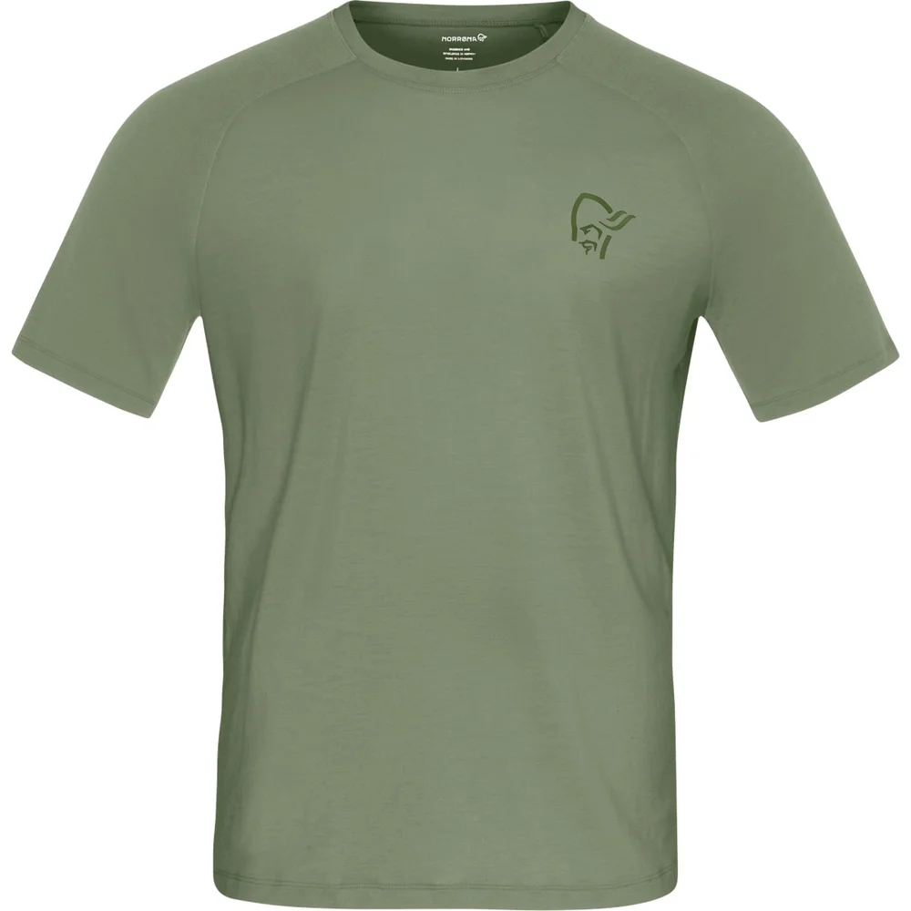 Norrøna Men’s Femund PureUll T-Shirt Deep Lichen Green v:2507627 Norrøna Men’s Femund PureUll T-Shirt Deep Lichen Green v:2507627